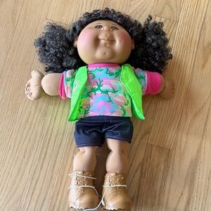 Cabbage Patch Junior  Ranger Kids Doll with Green Vest and Pink Shirt